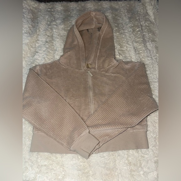 Women’s Nuuds Textured Zip Up Hoodie Jacket Size Small - Picture 1 of 11